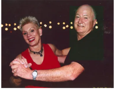 Wedding couple dancing — taught by Jeanne Sharbuno at Atlanta Wedding Dance